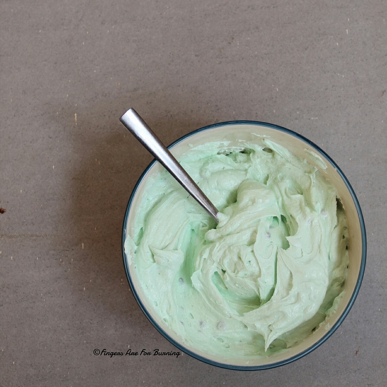 Chocolate Cupcake with Mint Frosting