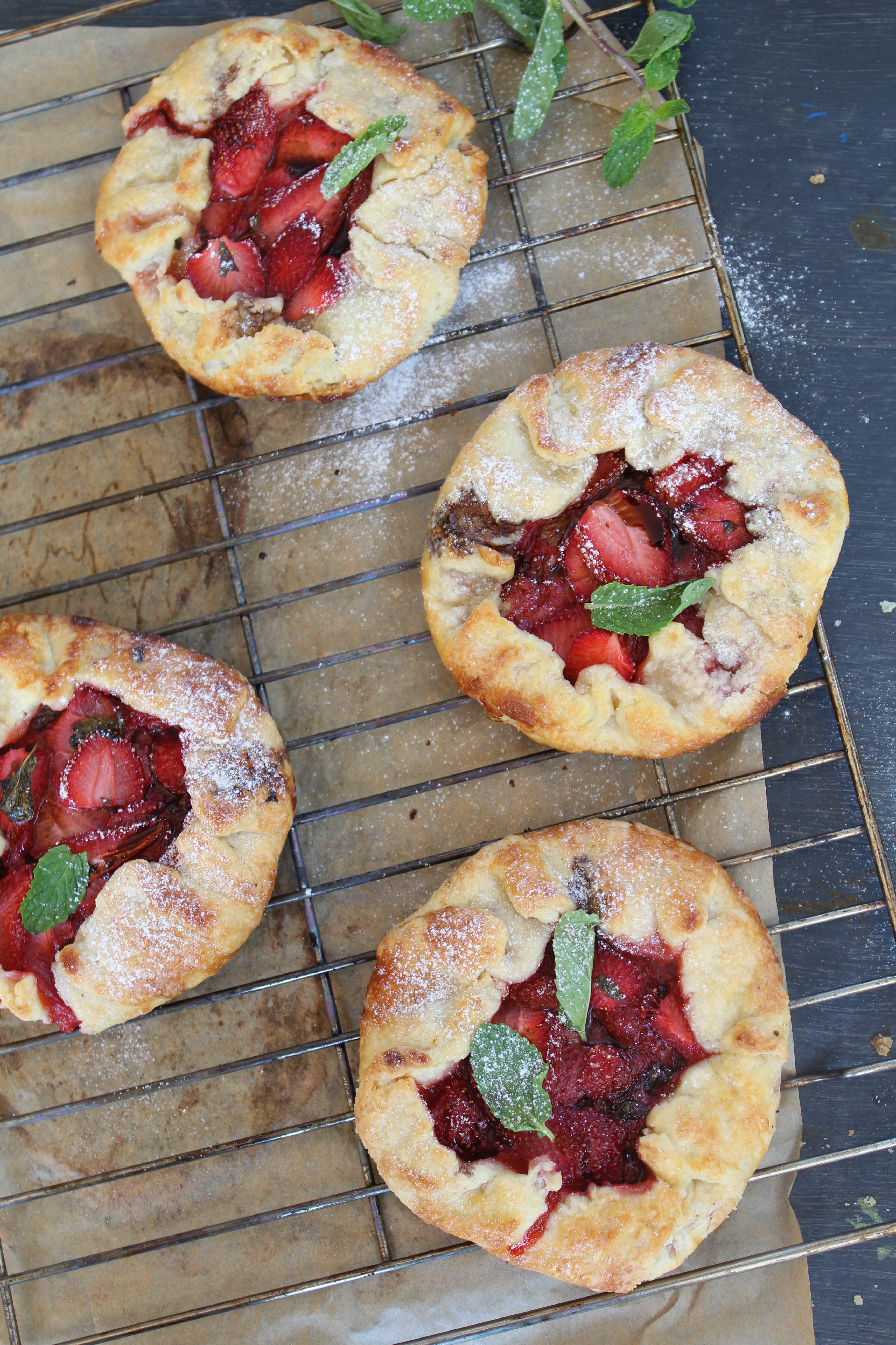 Strawberry & Mint Galette