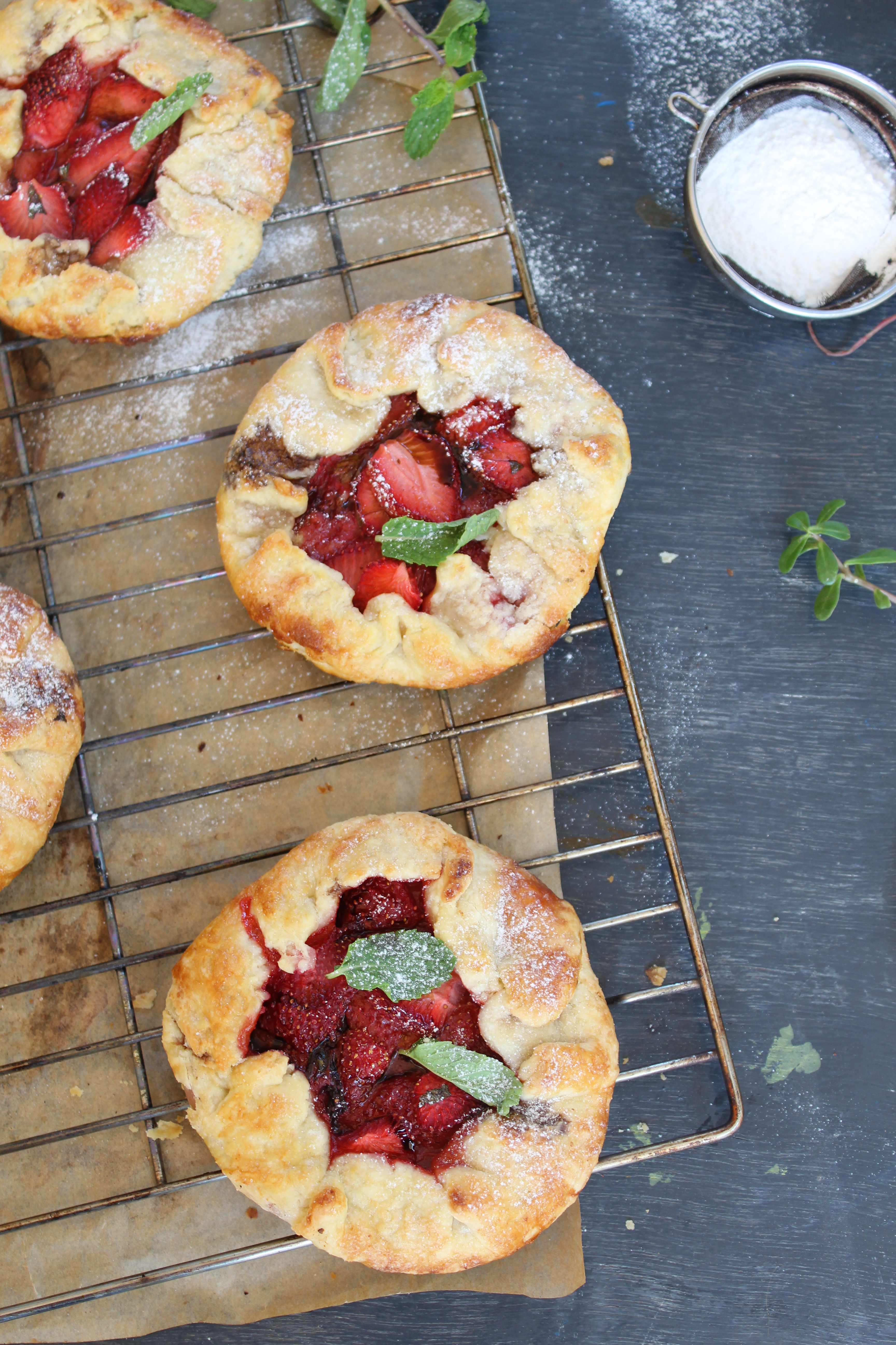 Strawberry & Mint Galette