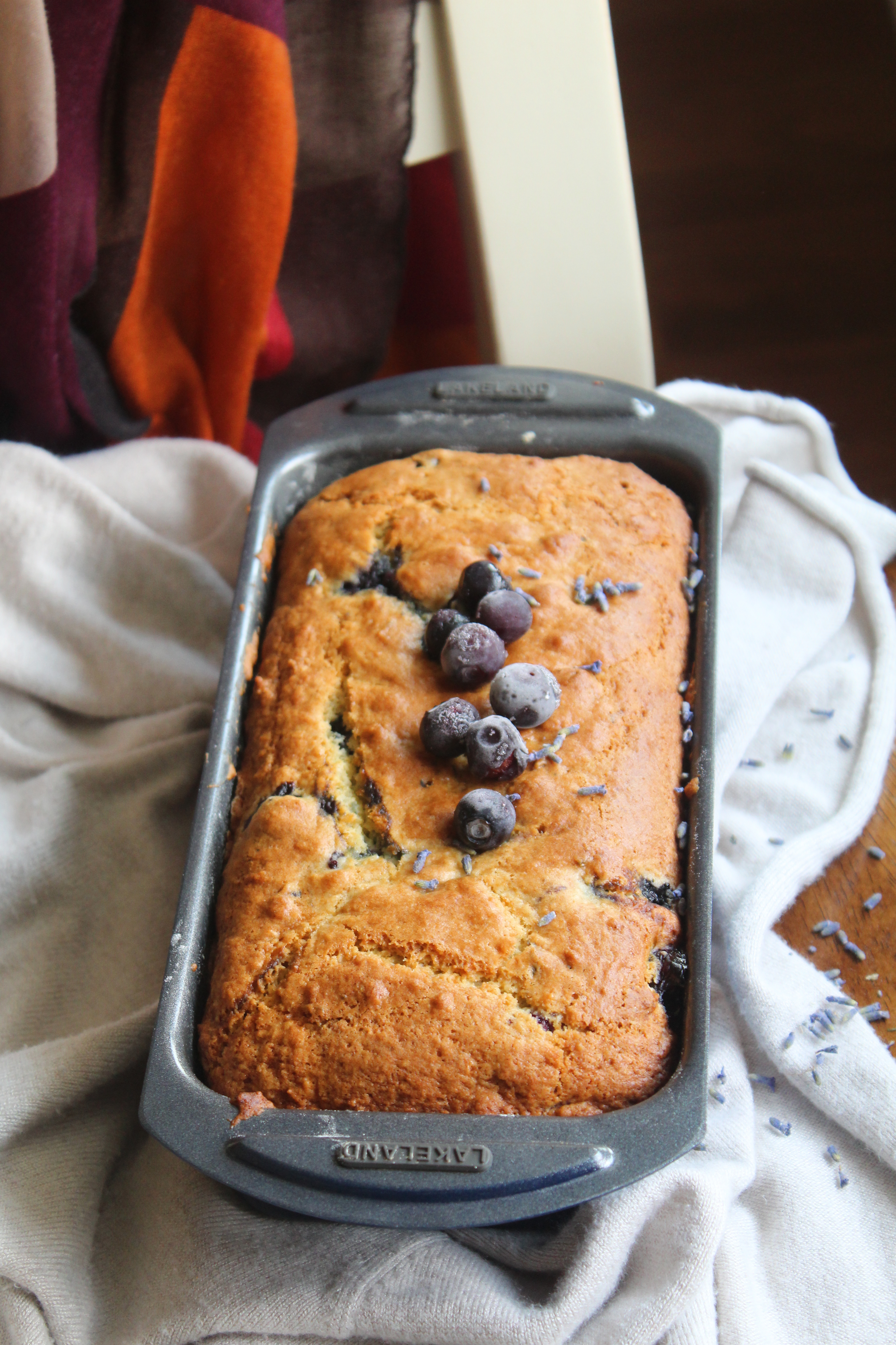 Lavender & Blueberry Cake