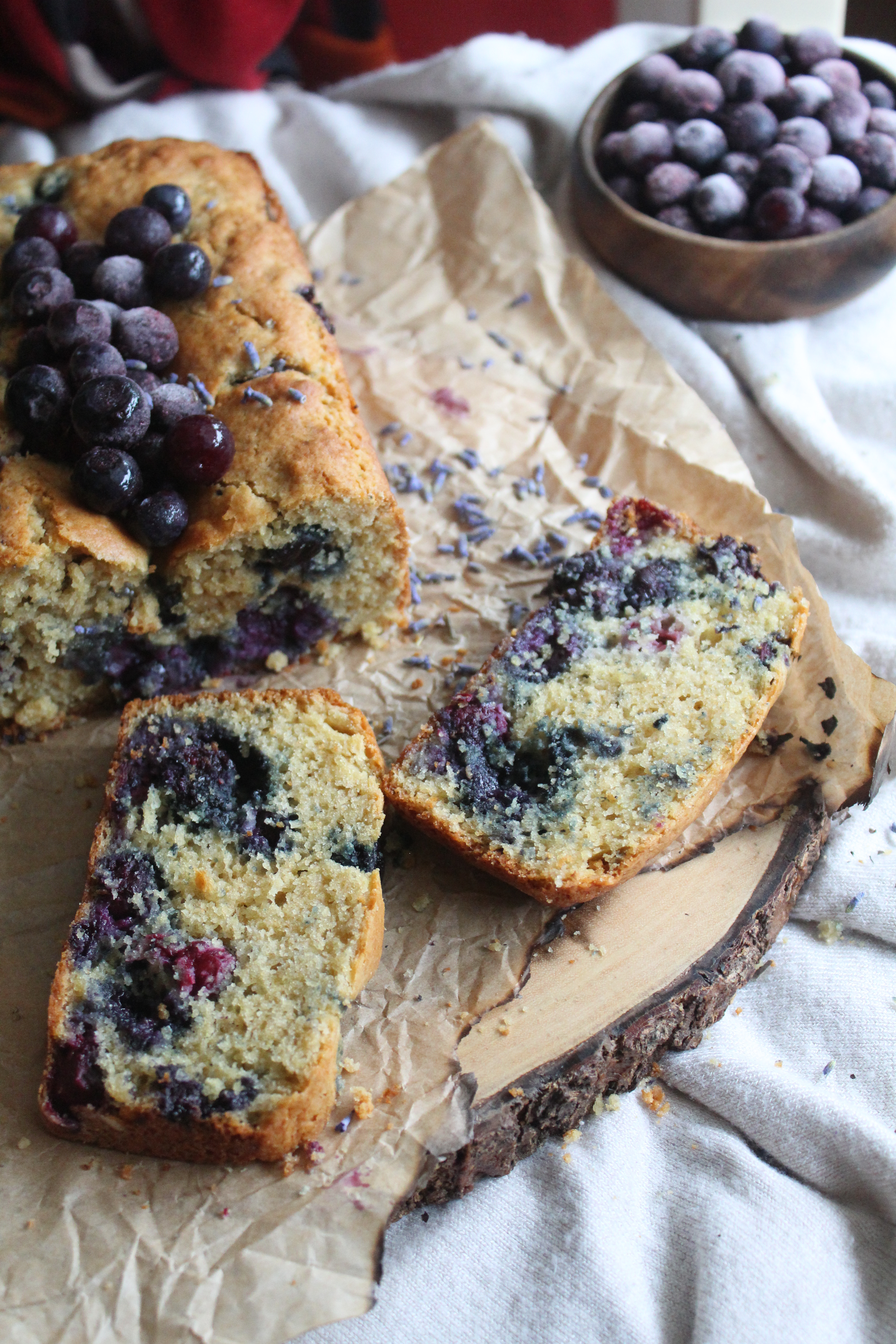 Lavender & Blueberry Cake