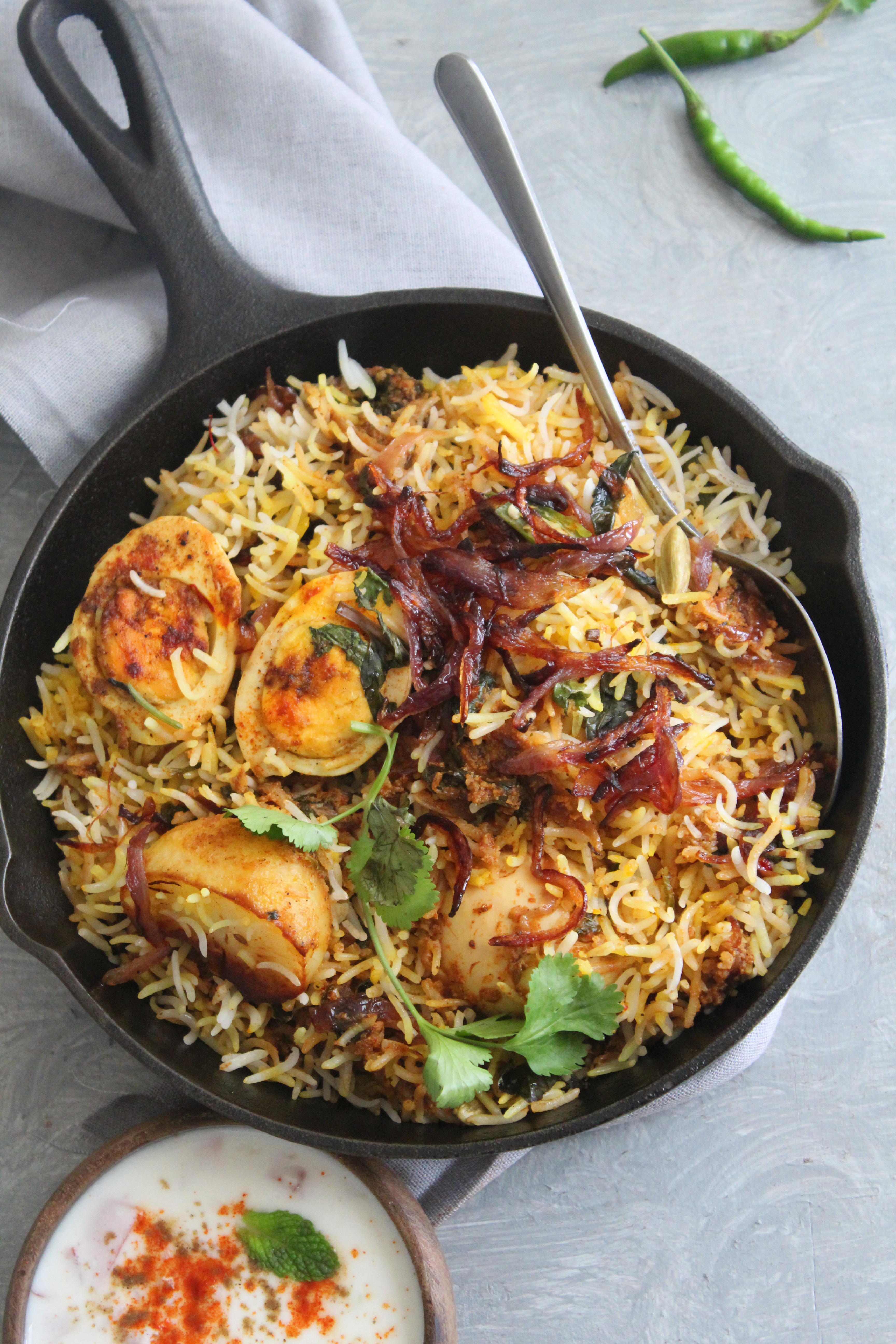 Egg Dum Biryani